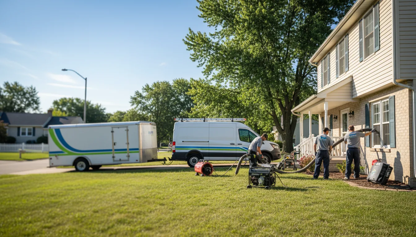 Flooded Basement Restoration And Cleanup With Repair in Painesville, OH near me